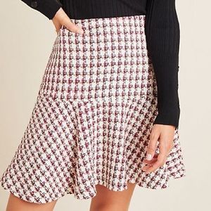 Anthropologie mini skirt